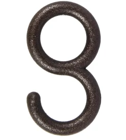 Sale 4 anelli con gancio colore ruggine per tubo tende diametro 13 mm Tessile D'Arredo