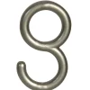 Hot 4 anelli nichel con gancio per tubo diametro 13 mm Tessile D'Arredo