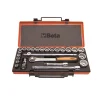 Beta Officina E Garage|20 chiavi a bussola poligonali e 5 accessori in cassetta 920b/c20 -