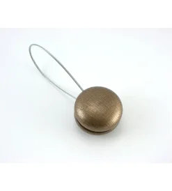 Tessile D'Arredo|2 clip in legno play mm40 per arricciare/decorare le tende - colore ramato.