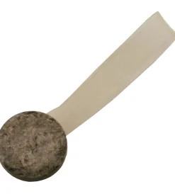 Tessile D'Arredo- 2 clip in plastica stone mm35/24 per arricciare/decorare le tende - colore grigio .