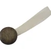 Outlet 2 clip in plastica stone mm35/24 per arricciare/decorare le tende - colore marrone. Tessile D'Arredo