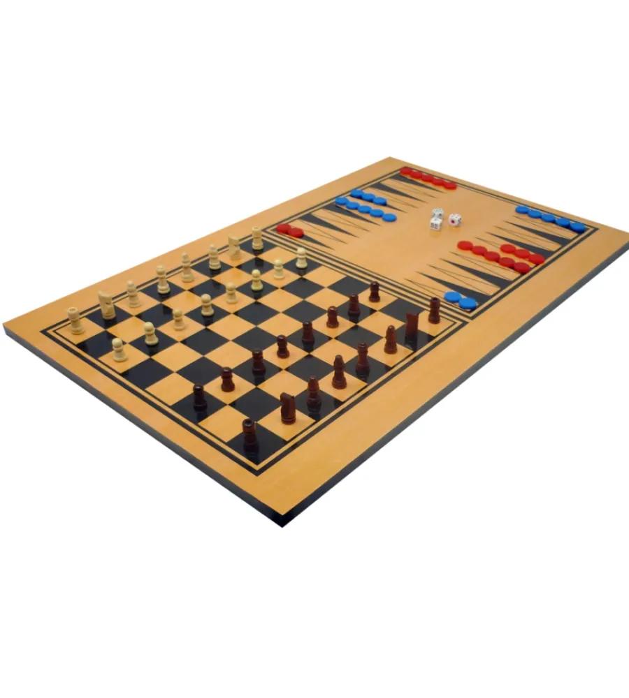 Giochi E Casette Bimbo- 6 giochi per bambini in uno: calcetto, biliardo, ping pong e 3 giochi da tavola 51x31x15 cm