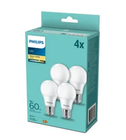 Philips Lampadine|4 lampadine led 2700k, 806 lm