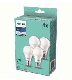 Lampadine- 4 lampadine led philips 75w 4000k