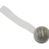 Tessile D'Arredo|2 miniclip in plastica striata mm24 per arricciare/decorare le tende - colore grigio .