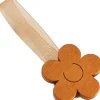 Outlet 2 miniclip margherita mm35/24 per arricciare/decorare le tende - colore arancio. Tessile D'Arredo