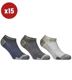 New 15 paia calza fantasmino da lavoro anti-infortunistica "03" colore assortito, tg 43/46 - Calze Da Lavoro|Calze Da Lavoro