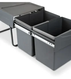 Raccolta Differenziata-Emuca 2 pattumiere per raccolta differenziata, 2x15 l