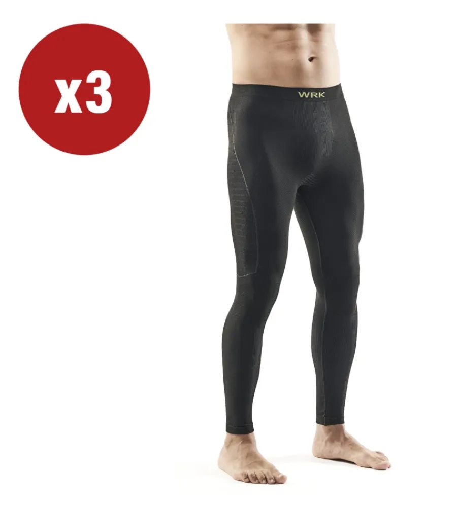Sale 3 pezzi leggins tecnico "303" nero, tg xxl - Intimo Tecnico|Intimo Tecnico