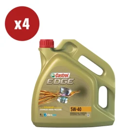 Oli E Lubrificanti-Castrol 4 pezzi olio lubrificante per motore auto edge 5w40 titanium fst 4l