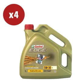 Castrol Oli E Lubrificanti|4 pezzi olio motore lubrificante auto edge 5w30 ll long life titanium 4l