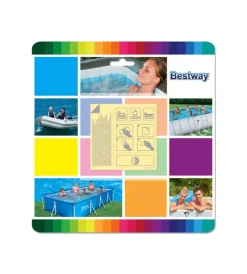 Discount 10 pezzi toppa di riparazione subacquea per piscina fuori terra 6,5x6,5 cm - cod. 62091 Piscine