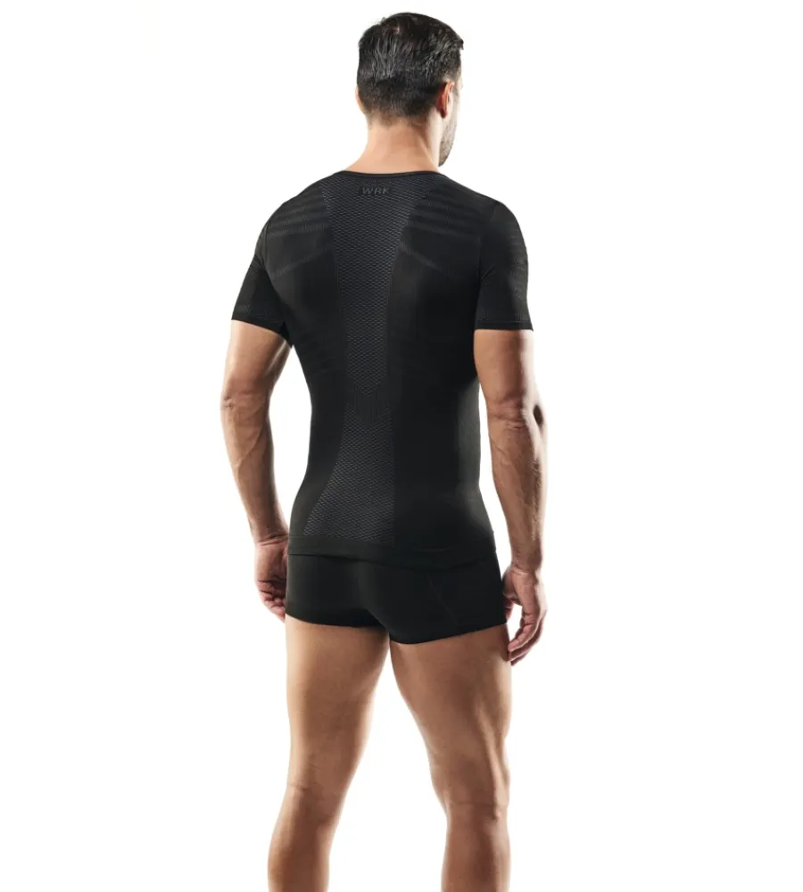 New 3 pezzi t-shirt uomo tecnica "301" colore nero, tg xxl - Intimo Tecnico|Intimo Tecnico