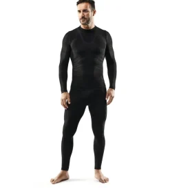 Hot 1 pezzo maglia tecnica "302" nera con collo a lupetto, tg s/m - Intimo Tecnico|Intimo Tecnico