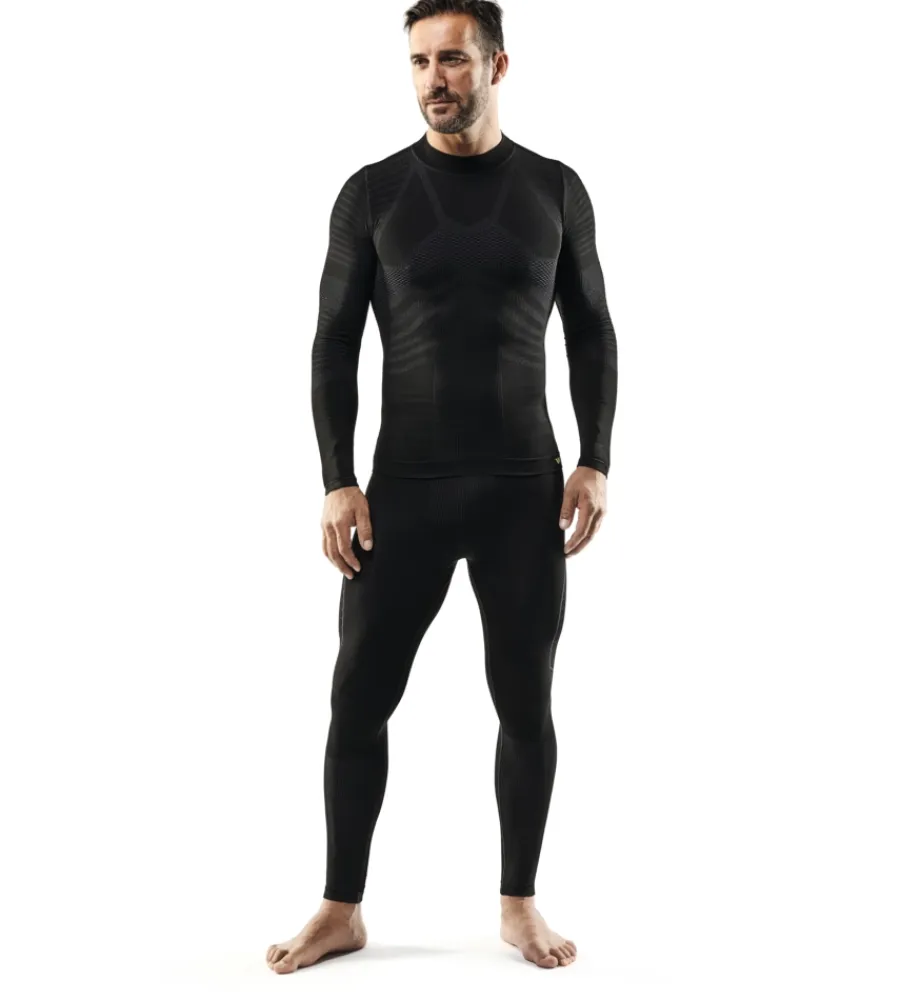 WRK Intimo Tecnico|Intimo Tecnico|1 pezzo maglia tecnica "302" nera con collo a lupetto, tg xxl -
