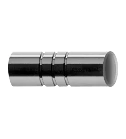 Best 2 pomoli a ciclindro cromati terminale per tubo tende diametro 13 mm Tessile D'Arredo