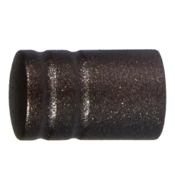 Tessile D'Arredo- 2 pomoli cilindro colore ruggine terminale per tubo diametro 13 mm