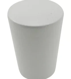 Tessile D'Arredo- 2 pomoli meteo per bastone ø23mm - colore bianco.