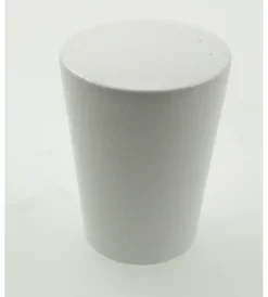 Tessile D'Arredo|2 pomoli meteo per bastone ø28mm  laccato bianco.