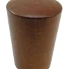Tessile D'Arredo|2 pomoli meteo per bastone ø28mm - colore teak.