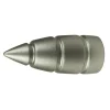 Tessile D'Arredo|2 pomoli nichel a ogiva terminale per tubo tende diametro 20 mm