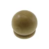 2 pomoli palla per bastone ø28mm - colore naturale. Tessile D'Arredo