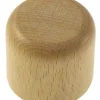 Tessile D'Arredo|2 pomoli tappo per bastone ø28mm - colore naturale.