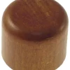 Tessile D'Arredo|2 pomoli tappo per bastone ø28mm - colore teak.
