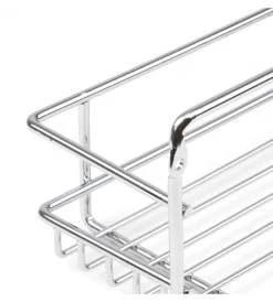 Clearance 3 portaspezie in acciaio cromato, 27x11x9,7 cm Accessori Cucina