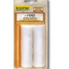 Rulli-Minirulli-Pertiche- 2 ricambi minirullo poliestere bianco 11 cm.