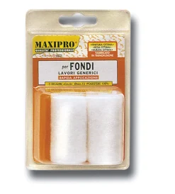 Rulli-Minirulli-Pertiche|2 ricambi per minirullo bianco da 6.