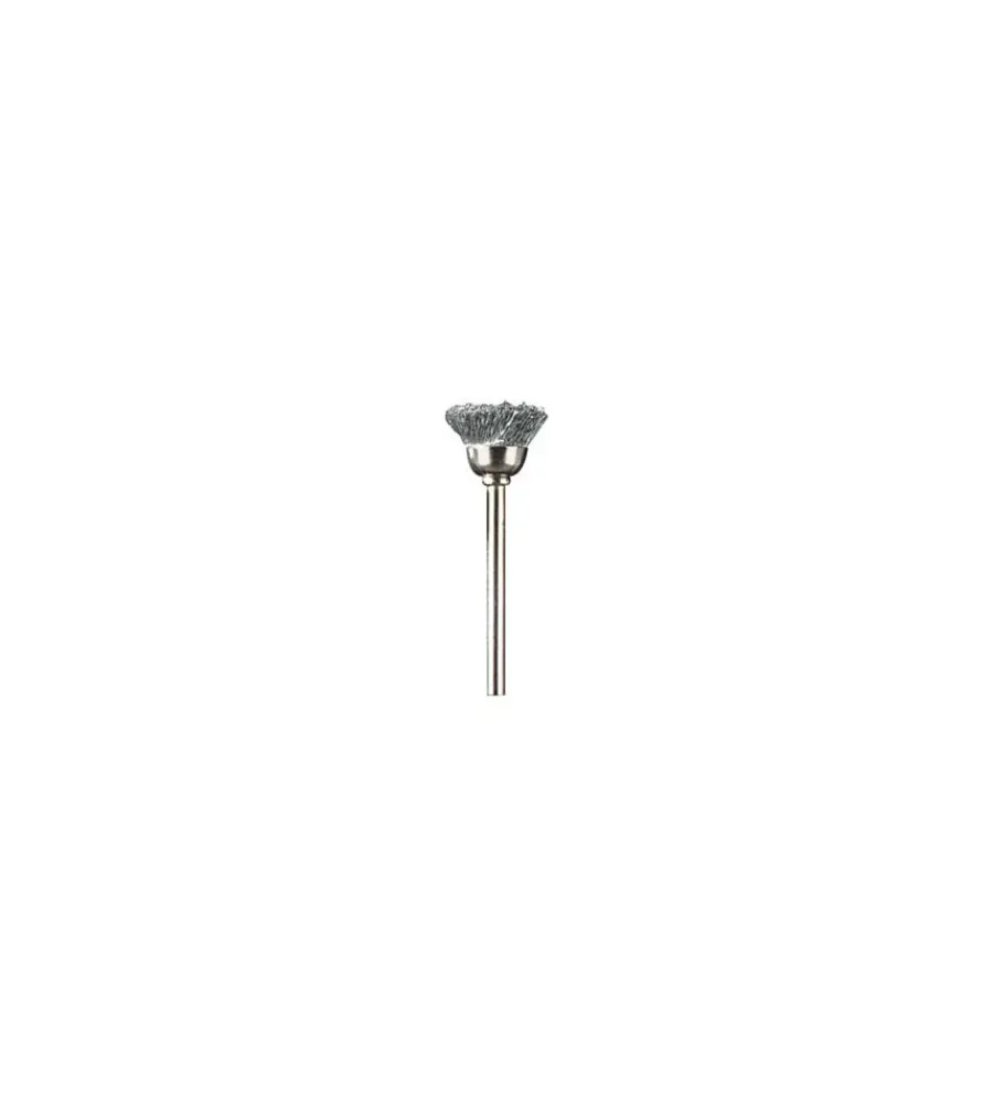 Outlet 2 spazzole in acciaio Accessori Miniutensili
