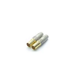 Outlet 2 spine femmina 9.52 mm. diritte blindate Antenne E Impianti Tv Sat