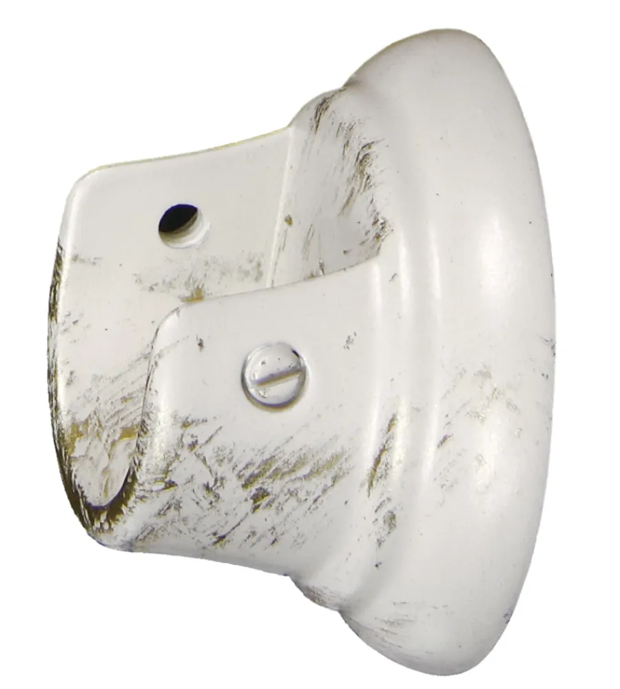 Best 2 supporti avorio oro laterali per tubo tenda diametro 20 mm Tessile D'Arredo