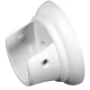 Tessile D'Arredo- 2 supporti bianchi laterali per tubo tenda diametro 20 mm