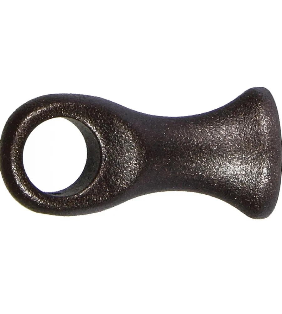 Tessile D'Arredo- 2 supporti da 50 mm colore ruggine per tubo tende diametro 13 mm