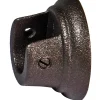 Tessile D'Arredo|2 supporti laterali colore ruggine per tubo tende diametro 13 mm