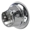 Tessile D'Arredo- 2 supporti laterali cromo per tubo tenda diametro 20 mm