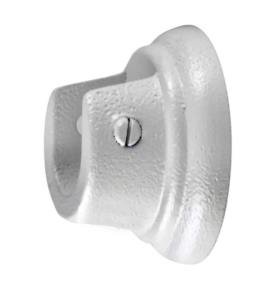 Tessile D'Arredo- 2 supporti laterali per tubo tende diametro 13 mm