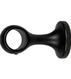 New 2 supporti neri monoblocco fisso chiuso per tubo tenda diametro 20 mm Tessile D'Arredo