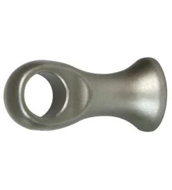 Tessile D'Arredo- 2 supporti nichel da 50 mm per tubo tende diametro 13 mm