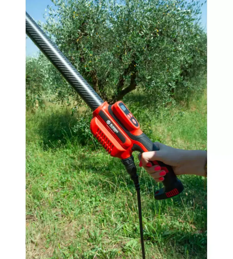 Best Abbacchiatore olive "egeo 23-50 asta fix" con kit batteria e caricabatteria 12v Abbacchiatori