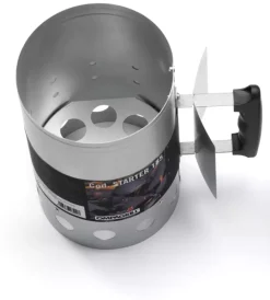 Barbecue-Ompagrill Accenditore di carbonella "starter 185" in acciaio 17x27 cm