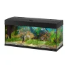 Acquariologia-Ferplast Acquario dubai 100 nero con led -101 x 41 x h 53 cm - 190 l -
