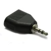 Antenne E Impianti Tv Sat- Adattatore audio stereo 1 jack m d.3.5 mm./2 jack f
