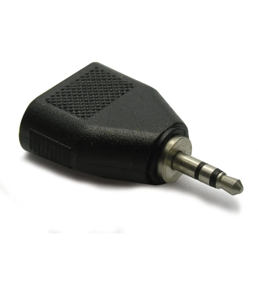 Antenne E Impianti Tv Sat- Adattatore audio stereo 1 jack m d.3.5 mm./2 jack f