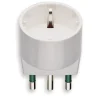 Vimar Multiprese Ed Adattatori|Adattatore bianco s17 + p30 - .