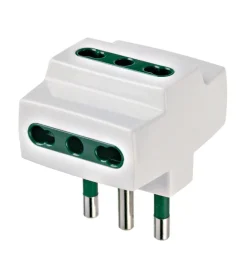 Multiprese Ed Adattatori-Vimar Adattatore multiplo bianco s17+3p17/11 - .