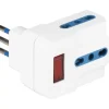 Multiprese Ed Adattatori-Poly Pool Adattatore multisize spina 10a 3 prese 10/16a - polypool